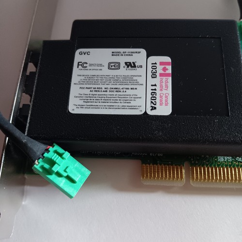Adaptador de módem PCI GVC, usado - Imagen 11 de 14
