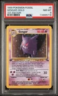 1999 POKEMON FOSSIL 1ST EDITION #5 GENGAR - HOLO PSA 8