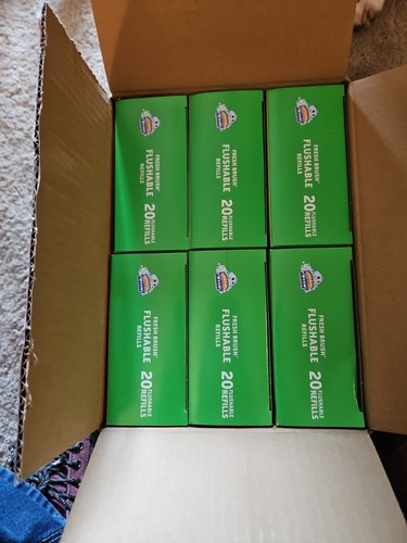 Scrubbing Bubbles Toilet Cleaning Fresh Brush Flushable Refills 20 Count - Picture 2 of 2