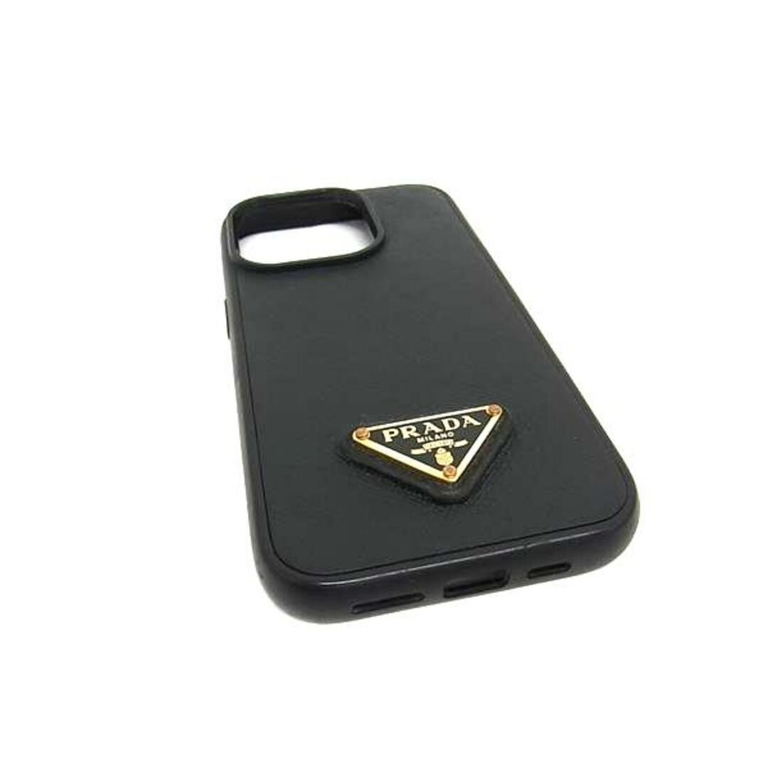 PRADA iPhoneケース　14PRO PRADA Saffiano Leather iPhone14 Pro Compatible iPhone Case