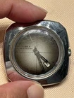 Timex Vintage Cushion Case Manual Wind Gray Dial Date Watch