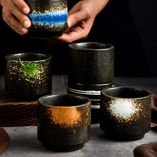 2 Pcs Ceramic Teacup Vintage Mug Sushi Cups Travel Teacups Japanese - Picture 6 of 12