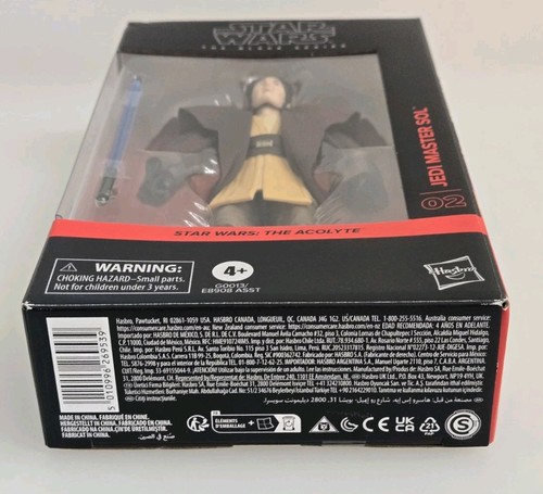 Neu im Karton Star Wars Black Series The Acolyte Jedi Master Sol Figur 6" scale - Bild 5 von 6