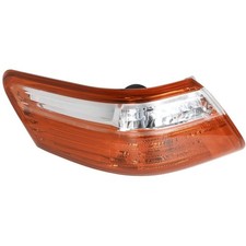 Driver Side Tail Light for Toyota Camry 2007-2009 Clear Red Lens Plastic