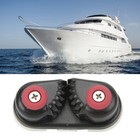 Aluminum Alloy Boat Clam Cleat Flared Cable Fast Entry Cam Cleat Black