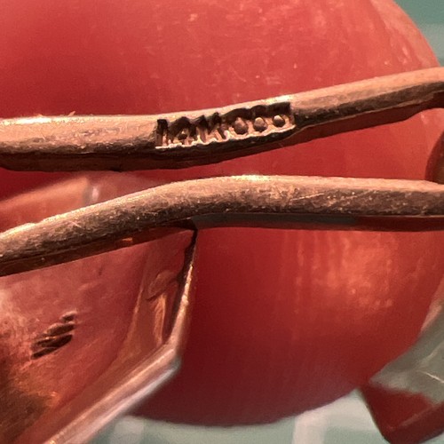 Antike Art Deco CCO W 14k massiv Weißgold Herren Manschettenknöpfe signiert " - Bild 11 von 12