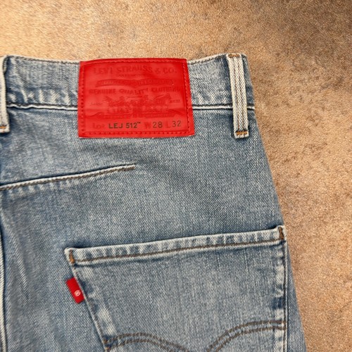 Levi's 512 Jeans Blau Herren (28 Inch Waist) (26 Inch Leg) Tapered Fit - Bild 10 von 13