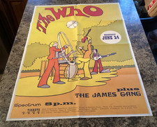 THE WHO 1970 PHILADELPHIA LARGE COLOURED POSTER