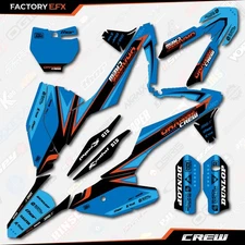 Blue Crew Racing Graphics Kit fits KTM 16-18 SX SXF XC XCF 125 150 250 450