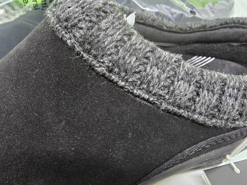 Zueco Vionic Arbor en gamuza negra con cuello de punto talla 8,5 nuevo con etiquetas - Imagen 5 de 9