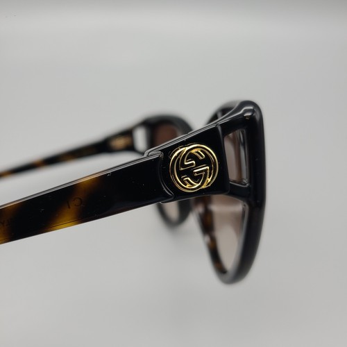 GUCCI SONNENBRILLE HAVANA GG0877S 56-18-130 DAMEN Braun Schmetterling - Bild 5 von 8