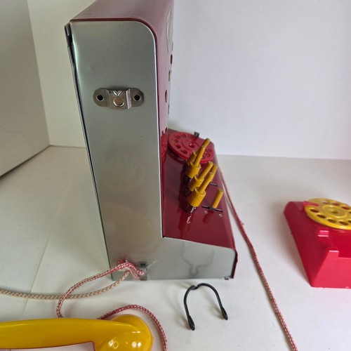 Centralina giocattolo vintage KamKap Ring-N-Buzz anni 50 con scatola, 2 telefoni - Foto 8 di 24