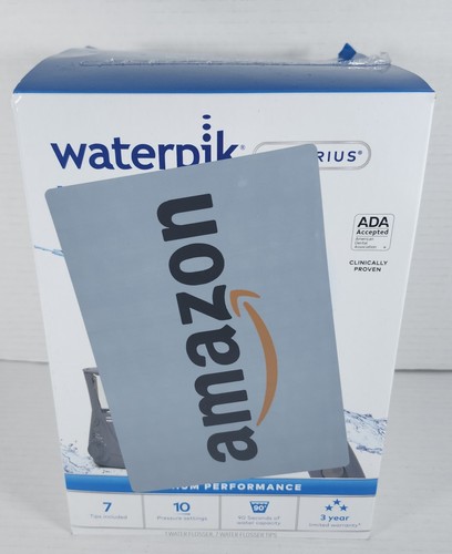 Waterpik Acuario Flosser Dientes Frenos 10 Ajustes 7 Puntas Gris WP-667 - Imagen 3 de 24