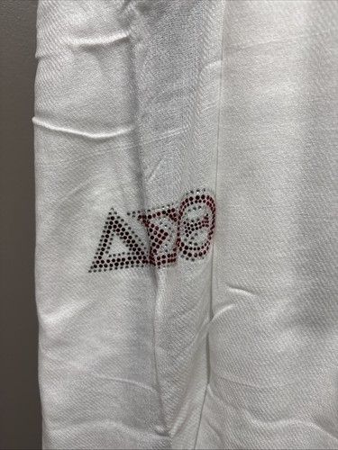 Delta Sigma Theta Schal ** NEU ** weiß ( Bin 4 - Bild 2 von 3