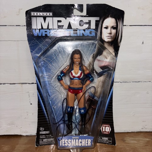 TNA Jakks Impact WRESTLING Deluxe 10 Miss Brooke Tessmacher Signed