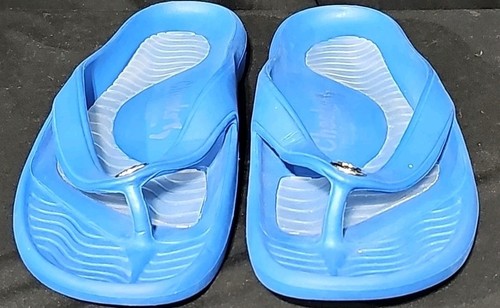 Tony Little CHEEKS Medaillon Gesundheit Sandalen, einteilige Fußtechnologie; blau 8 - Bild 2 von 8