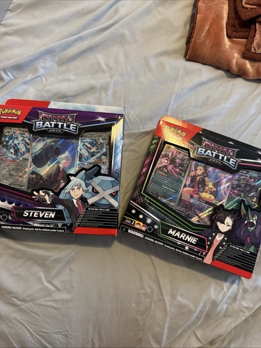 2 Pokemon TCG Rival Battle Deck Bundle Steven & Marnie Neu Sealed