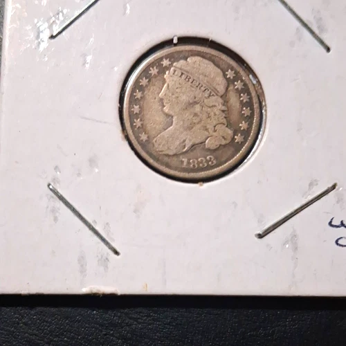 1833 Capped Bust Dime — photo from another recent sale