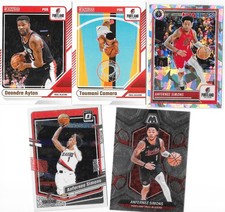 2024-25 Portland Trail Blazers Panini Basketball 9 Card Parallel RC Lot