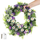  Indoor Wreath Wreaths for Front Lavender Spring Simulation Wall Hanging