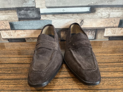 Hammond And Co Men’s Brown Formal Dress Up Slip On Shoes Uk Size 7 Eu 41 - Picture 8 of 16