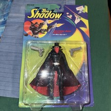 The Shadow Lightning Draw Shadow Action Figure With Silver Heat 45s Kenner 1994