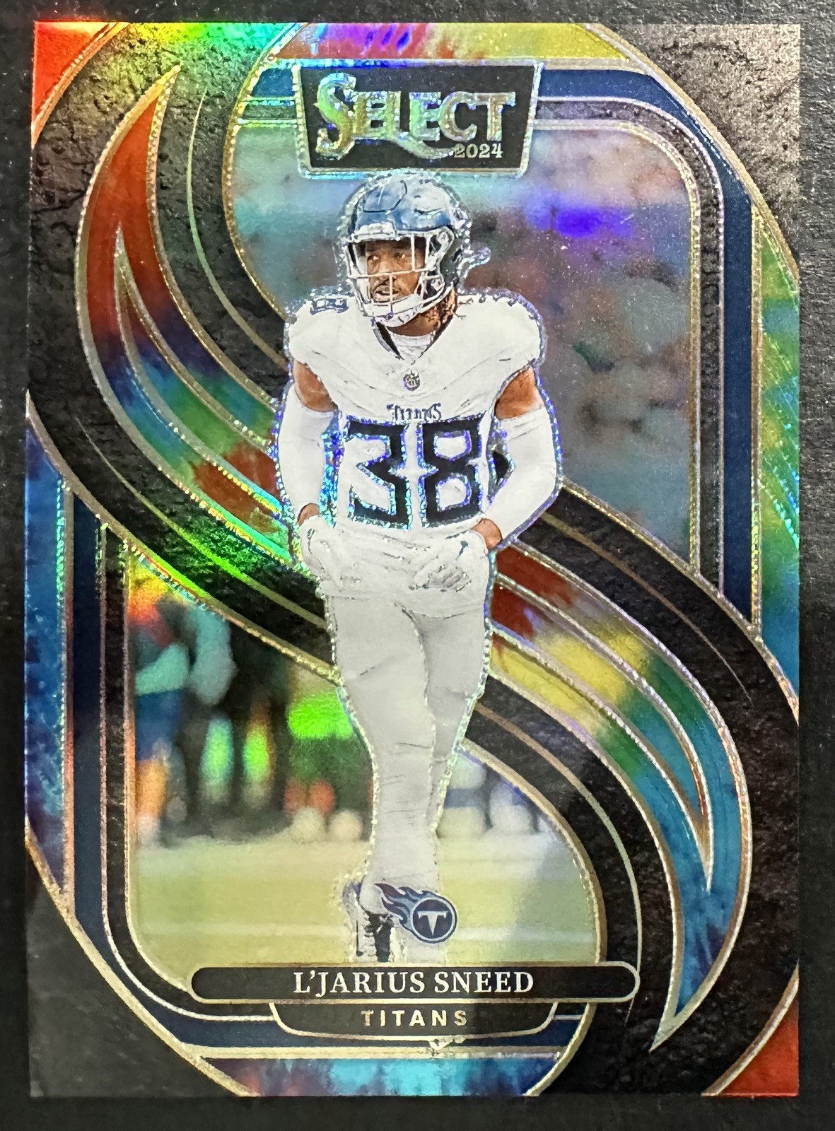 2024 Select L'Jarius Sneed Premier Tie-Dye Prizm #/25 Titans