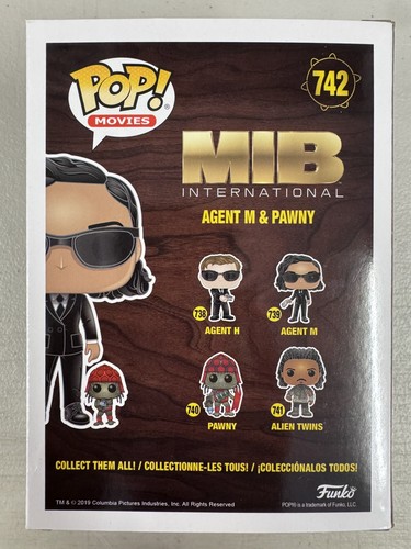 Agent M & Pawny 742 ~ MIB International ~ Funko Pop Vinyl ~ Movies - Picture 3 of 6