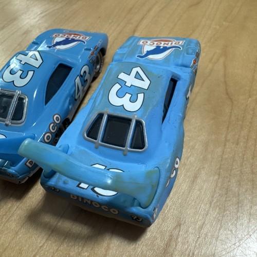 Disney Pixar Cars - Race Damaged King & Regular King - 1:55 Diecast Mattel !!! - Bild 8 von 12