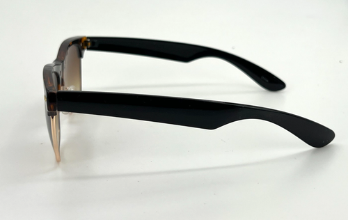 Classic Tortoise Half Rim Women's Sunglasses – 55-15-150 Frame Size - Picture 2 of 7