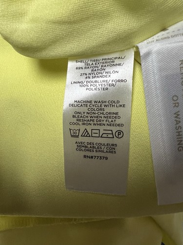 Ann Taylor gelbes Kleid - neu mit Etikett - Größe 2 Petite - Bild 4 von 4