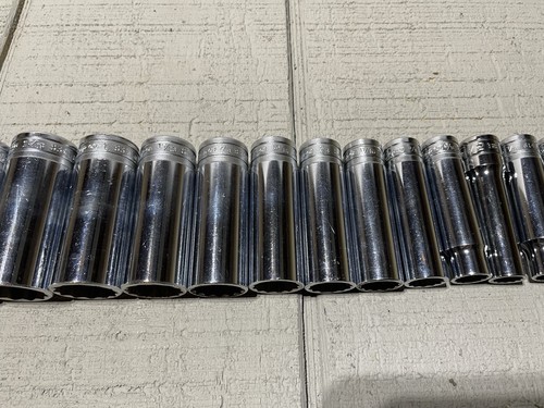Snap-On Socket Set 12 Point 18pc Set. 3/8”-1 1/2”. Great Condition Snap On USA!! - Picture 11 of 22