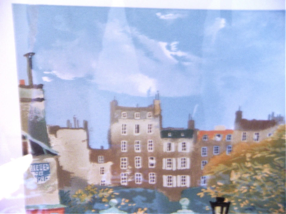 Litografía enmarcada Michel Delacroix "Souvenirs de Paris" edición limitada S/N ¡con certificado de autenticidad! Foto 4 de 4