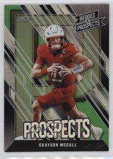 2024 Leaf Heroes & Prospects Green 7/10 Grayson McCall #56 14hk