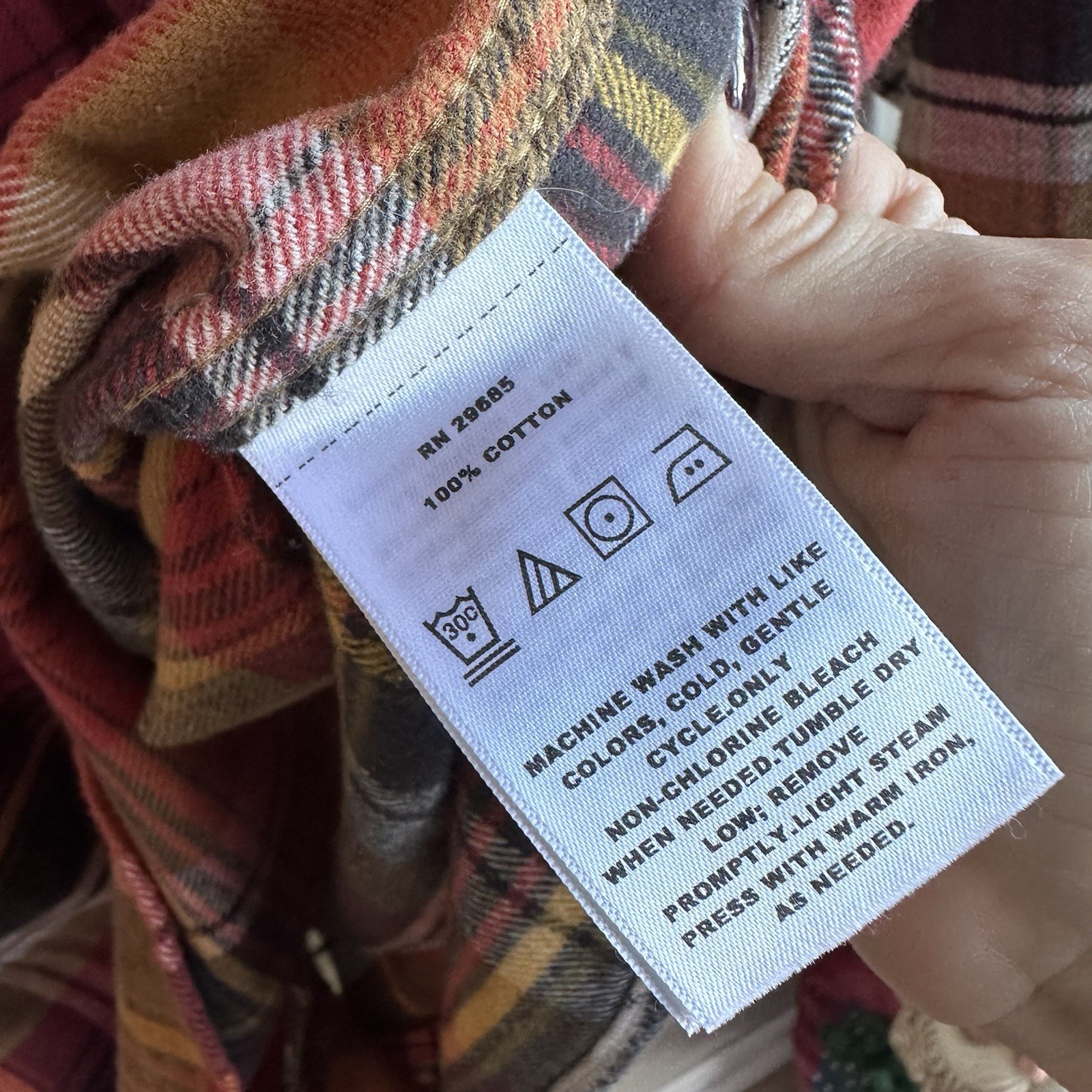 Pendleton Burnside Doublebrushed Red Plaid Flanne… - image 4