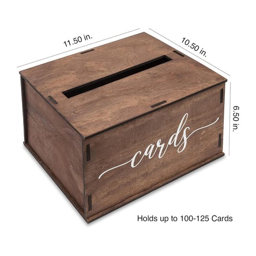 Wedding Card Box with Slot Vintage Design Case Decorations Card Holder for - Bild 5 von 5