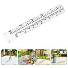  4 Pcs Rain Gauge Measuring Tube Instrument for Garden Guage Lawn