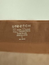 Vintage Stretch Stockings With Seam 2 Pairs