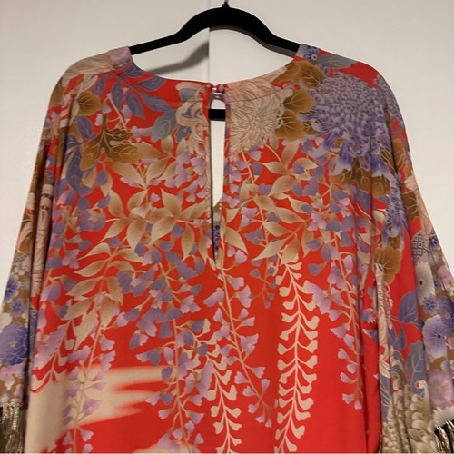 Spell the Gypsy Collective Women's Willow tassel Kimono Sleeves dress Size Small - Picture 9 of 10