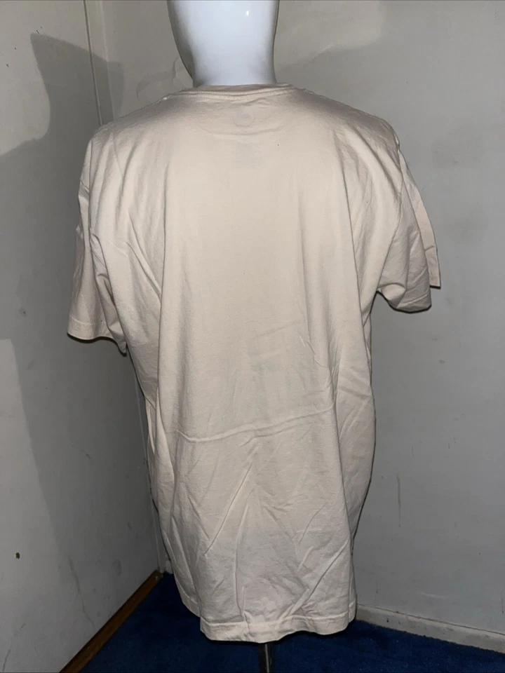 George Harrison 黑马短袖 %100 棉图案 T 恤黄色 XL 码 — 第 2/4 张图片