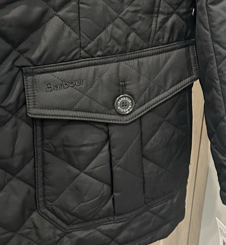 NWTs Barbour Men’s Lutz Quilted Jacket. Black. XL - Picture 5 of 15