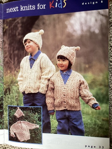 Cleckheaton Knitting Pattern Book 039 Next Knits for Kids 2 to 8 yrs 9 Designs - Picture 8 of 20
