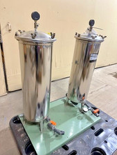 LOT OF 2* EBBCO HURRICANE VESSELS ON BUILT PLATFORM PACKAGE WATER FILTRATION