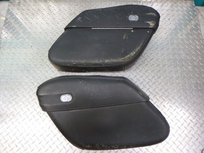 Saddlebags Pair Black L/R Unlocked No Key 2007 Harley Sportster Custom XL1200C