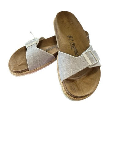 Birkenstock Madrid Papillio Sandal Beach Light Grey 43 Women’s 12 Men’s 10 Read. - Picture 3 of 16