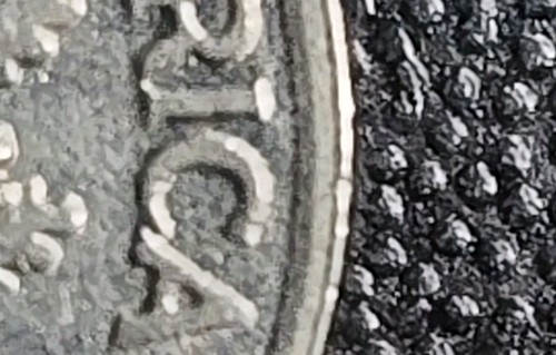 1968 D Dime Double Struck Head Through "D" On The Front Very, Very Rare See Pics - Picture 11 of 11