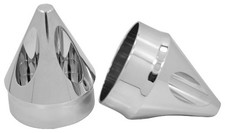 Avon Grips AXL-SPK-CH Spike Axle Nut Covers - 1in. - Chrome