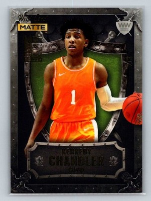 2022 Wild Card Matte #WW-28 Kennedy Chandler Weekend Warrior Silver/Black/Green