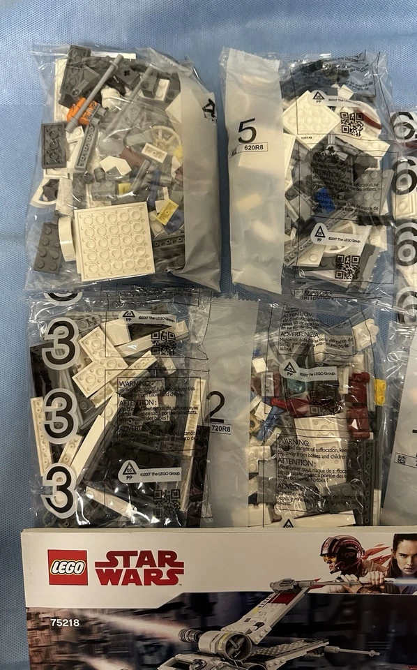 Lego 75218 Star Wars X-wing Starfighter Novas Bolsas Seladas de Fábrica Completas SEM CAIXA - Imagem 3 de 4