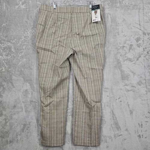 Rafaella Stretch Pants Womens Size 18 Taupe Comfort Ankle Pull On  B5100-1317 - Picture 2 of 12